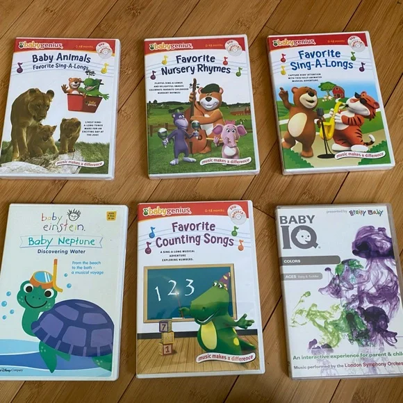 Media | Baby Genius Dvds Baby Einstein Dvd Baby Iq Dvd 6